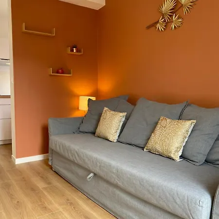 T2, Jardinet, Quartier Marché 10mn Apartamento